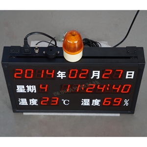 數(shù)顯時(shí)鐘溫濕度顯示屏KXS818AJ俯視圖